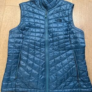 The North Face Women's Teal Quilted Vest